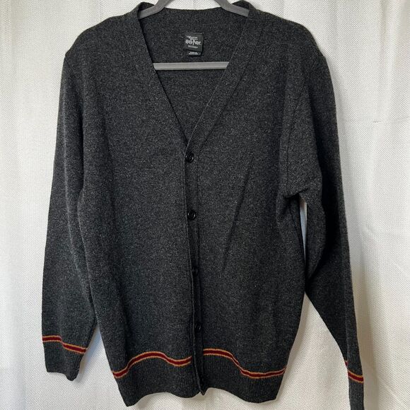 Harry Potter Gryffindor Cardigan Lochaven of Scotland 100% Lambswool Large - Picture 2 of 16